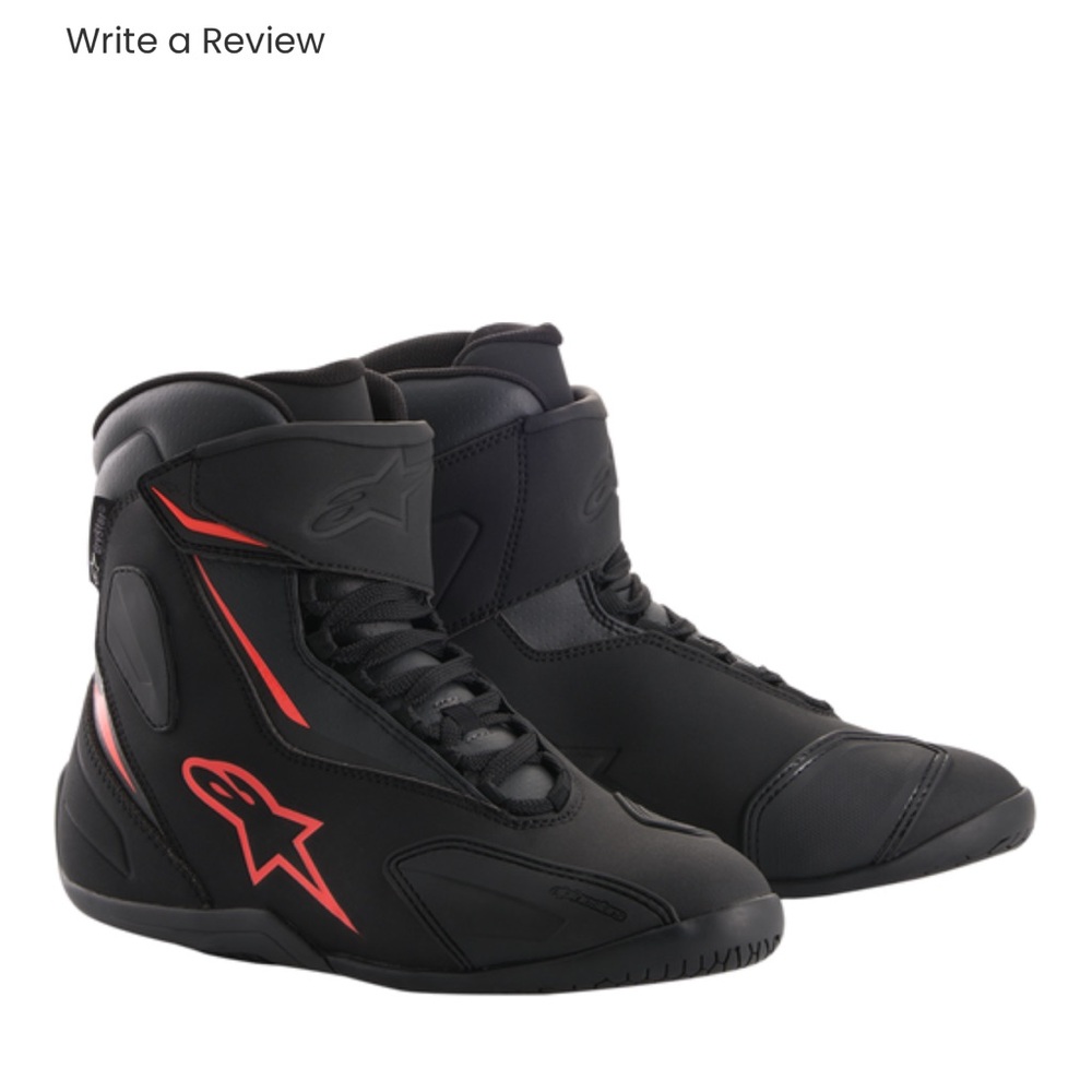 Alpinestars Black and Red Men's Athletic Shoes